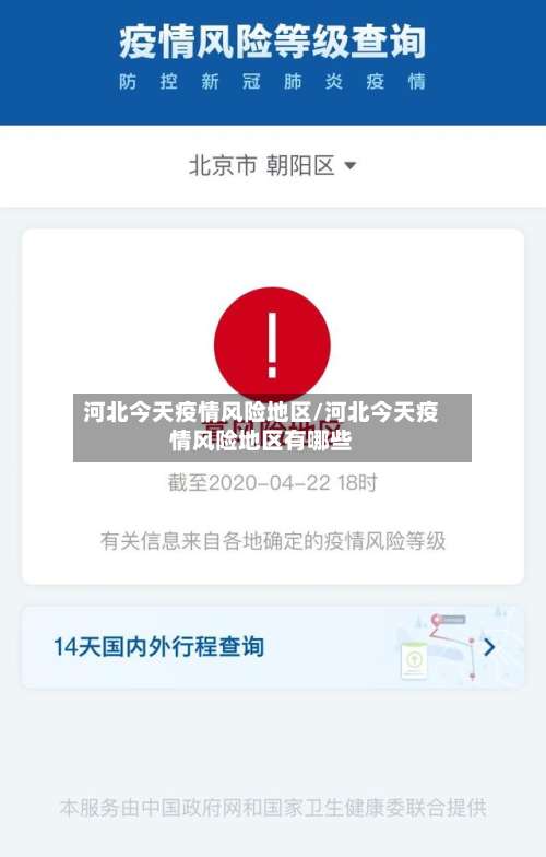 河北今天疫情风险地区/河北今天疫情风险地区有哪些-第1张图片