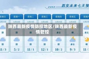 陕西最新疫情防控地区/陕西最新疫情管控