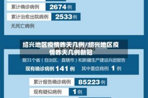 绍兴地区疫情昨天几例/绍兴地区疫情昨天几例新冠