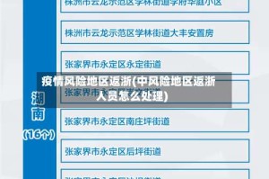 疫情风险地区返浙(中风险地区返浙人员怎么处理)