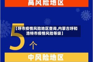 【呼市疫情风险地区查询,内蒙古呼和浩特市疫情风险等级】