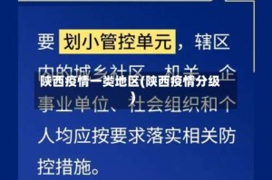 陕西疫情一类地区(陕西疫情分级)