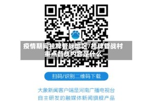 疫情期间挂牌督战地区/挂牌督战村重点督战内容是什么