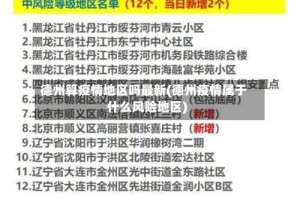 德州算疫情地区吗最新(德州疫情属于什么风险地区)