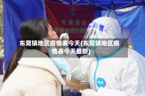 东莞镇地区疫情表今天(东莞镇地区疫情表今天最新)