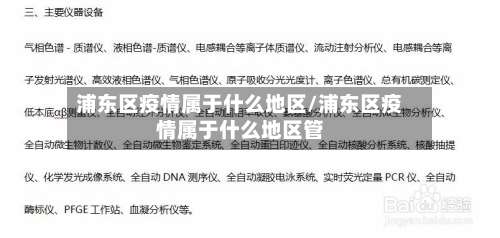 浦东区疫情属于什么地区/浦东区疫情属于什么地区管-第1张图片