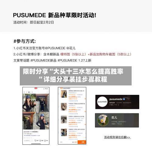 限时分享“大头十三水怎么提高胜率	”详细分享装挂步骤教程-第1张图片