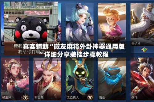 真实辅助“微友麻将外卦神器通用版	”详细分享装挂步骤教程-第2张图片