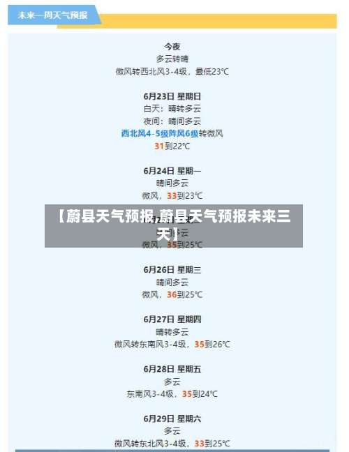 【蔚县天气预报,蔚县天气预报未来三天】-第2张图片