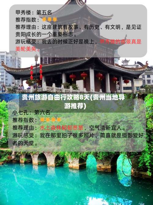 贵州旅游自由行攻略8天(贵州当地导游推荐)-第1张图片