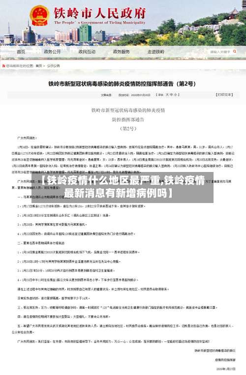 【铁岭疫情什么地区最严重,铁岭疫情最新消息有新增病例吗】-第2张图片