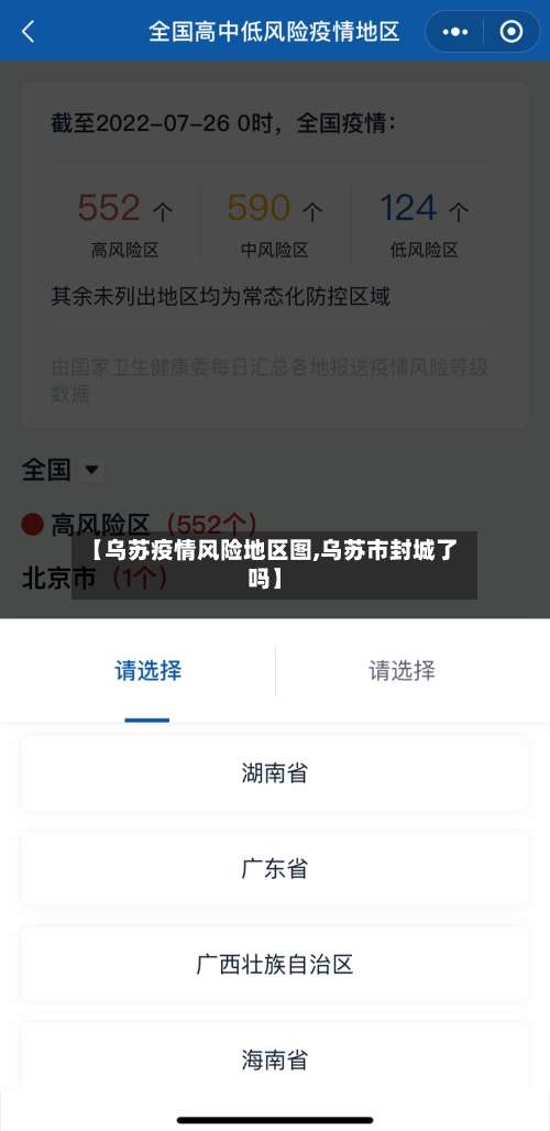 【乌苏疫情风险地区图,乌苏市封城了吗】-第2张图片