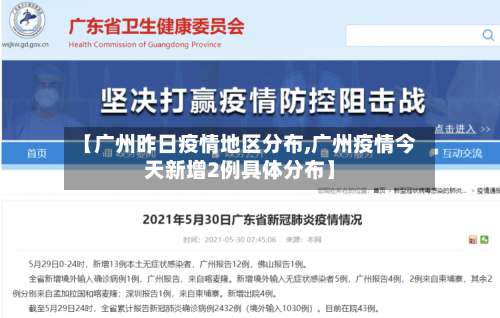 【广州昨日疫情地区分布,广州疫情今天新增2例具体分布】-第1张图片