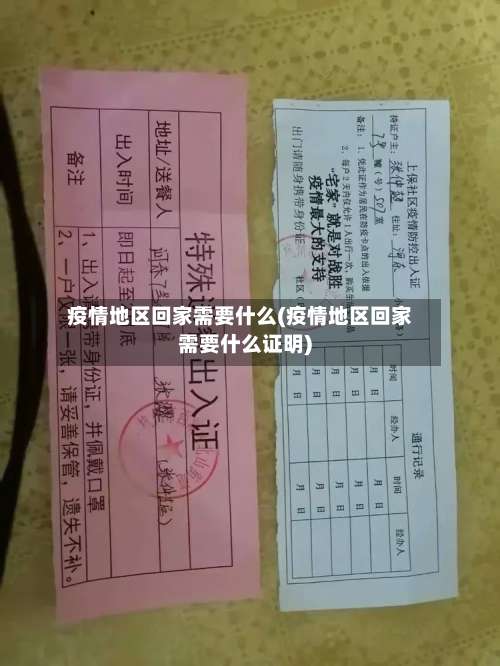 疫情地区回家需要什么(疫情地区回家需要什么证明)-第1张图片