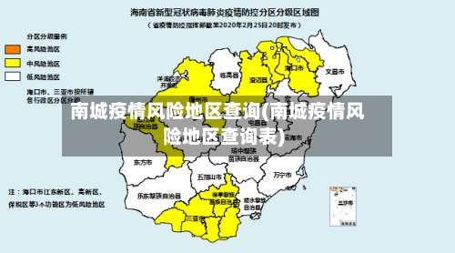 南城疫情风险地区查询(南城疫情风险地区查询表)-第1张图片