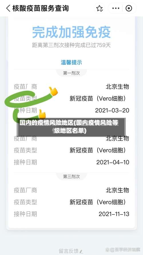 国内的疫情风险地区(国内疫情风险等级地区名单)-第2张图片