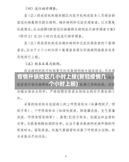 疫情升级地区几小时上报(新冠疫情几个小时上报)-第1张图片