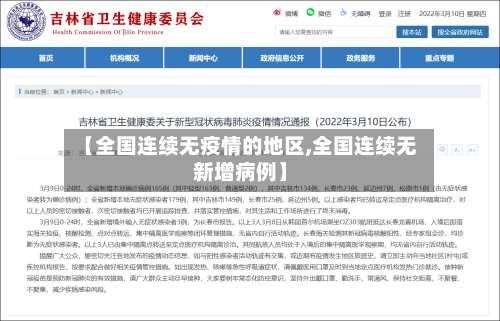 【全国连续无疫情的地区,全国连续无新增病例】-第2张图片